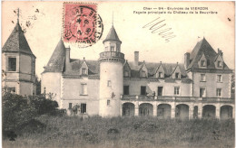 CPA Carte Postale  France Vierzon Environs Façade Du Château De La Beuvrière 1906 VM82734 - Vierzon