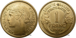 France - IIIe République - 1 Franc Morlon 1931 - SUP/MS60 Petite Tache - Fra5253 - 1 Franc