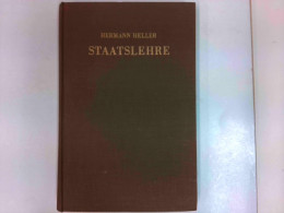 Hermann Heller : Staatslehre - Rechten