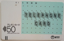 Japan 50 Unit - Telephone Card - Japan