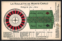 AK Monte-Carlo, Roulette, Das Spielfeld  - Other & Unclassified