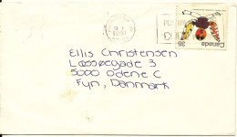 Canada Cover Sent To Denmark 20-1-1981 Single Franked - Cartas & Documentos