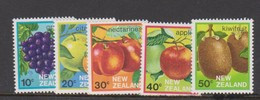 New Zealand SG 1283-87 1983 Fruits, Mint Never Hinged - Unused Stamps