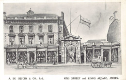 Jersey - ST. HELIER - King Street & King's Arcade - Publ. A. De Gruchy & Co.  - St. Helier