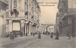 Italia - GENOVA - Via XX Settembre E Ponte Monumentale - Ed. Bianco E Pancaldi 8187 - Genova (Genoa)