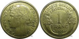 France - IIIe République - 1 Franc Morlon 1938 - SUP/AU58 - Fra1827 - 1 Franc