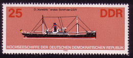 2713 Hochseeschiffe 25 Pf Dampfschiff ** - Nuovi