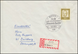 360 Oppenheimer EF Auf R-FDC ESSt Bonn Dauerserie Bedeutende Deutsche 3.8.1964 - Autres & Non Classés