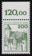 540 Burgen U.Schl. 200 Pf Oberrand ** Postfrisch - Nuovi