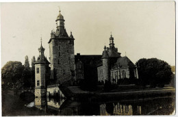 Photo Carte De Sippenaeken Château De Beusdael Circulée En 1915 Avec Cachet Militaire Voir Verso - Plombières