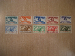 PANAMA 1492 Colon Columbus Caravel Mail + Air Mail 10 Stamps  - Panama