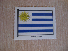 Flag Poster Stamp Vignette URUGUAY Label - Uruguay