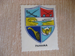 Coat Of Arms Heraldry Poster Stamp Vignette PANAMA Label - Panama