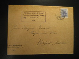 DUSSELDORF 1911 To Herford Cancel Cover GERMANY - Storia Postale