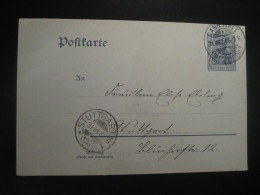 CANNSTATT 1908 To Stuttgart Postal Stationery Card GERMANY - Storia Postale