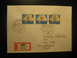 BONN 1966 Switzerland Ausstellung Cancel Cover GERMANY - Lettres & Documents