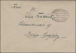 Gebühr-bezahlt-Stempel OFFENBURG (BADEN) 8.10.1947, Brief Nach Berlin-Steglitz - Lettres & Documents