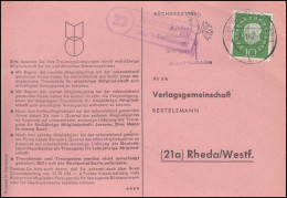 Landpost Nebenkrug über WILHELMSHAVEN 2.11.1960 Auf Postkarte Nach Rheda - Other & Unclassified