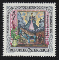 2075 Volksbrauchtum & Kostbarkeiten, Votivtafel Vorarlberg, 7 S Postfrisch ** - Unused Stamps