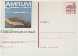 P138-p15/220 - Amrum, Wasser Wolken Insel, Luftbild ** - Illustrated Postcards - Mint