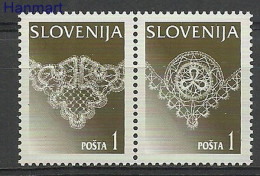 Slovenia 1997 Mi 153yIII-154yIV MNH  (LZE2 SLNpar153yIII-154yIV) - Textiel