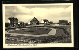 AK Wenningstedt A. Sylt, Nordseebad, Ortspartie  - Sylt