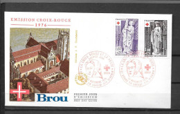 Croix-Rouge - 1976 - Oblitération Bourg En Bresse - 15 - 9 - 1970-1979