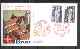 Croix-Rouge - 1976 - Oblitération Bourg En Bresse - 15 - 10 - 1970-1979