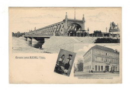 DH2056 - KEHL A. RHEIN - BRUCKE - AUGUSTINER CAFÉ RESTAURANT - Kehl