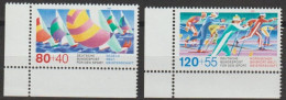 BRD, 1987, Mi.-Nr. 1310-1311 **, Ein Satz Mit Eckrand Unten Links "Sporthilfe" - Nuovi