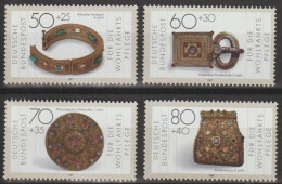 BRD, 1987, Mi.Nr. 1333-1336 **, Ein Satz "Wohlfahrt: Gold- Und Silberschmiedekunst", Komplett - Nuovi