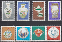 Hungary 1972 - Herend Porcelain, Mi-Nr. 2795/802, MNH** - Ongebruikt