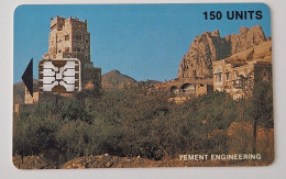 YEMENT ENGENEERING Test / Trial Phonecard 150u___chip Schlumberger SC5 - Yemen