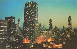 ETATS UNIS - New York City - Midtown Manhattan At Night - Carte Postale - Manhattan