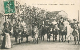 CPA - 92 -  Le-Plessis-Robinson  - Une Noce En Promenade à Dos D'âne - Huwelijken