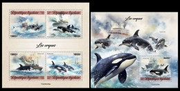 Togo 2023 Orcas. (326) OFFICIAL ISSUE - Dolphins