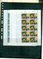 LUXEMBOURG 100 VILLES 4 MINI-FEUILLES DE 10 TIMBRES NEUFS A PARTIR DE 7 EUROS - Unused Stamps