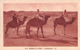 SCENES ET TYPES LES CHAMELIERS 1928 MAGHREB - Zonder Classificatie