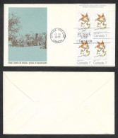 SMI) 1971 CANADA, FIRST DAY COVER, CIRCULATED OTTAWA ONTARIO, XF - Oblitérés