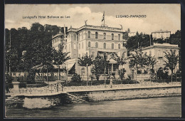 AK Lugano, Paradiso, Landgraf`s Hotel Bellevue Au Lac  - Paradiso