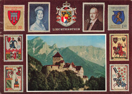 LIECHTENSTEIN - Fürstentum Principality - Schloß Vaduz Fürst  - Multivues - Carte Postale Ancienne - Liechtenstein