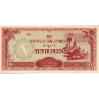 BIRMANIE - PICK 16 B - 10 RUPEES - NON DATE (1942-1944) - Autres - Asie