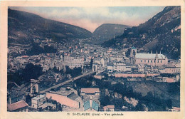 39 - Saint Claude - Vue Générale - Colorisée - Correspondance - CPA - Voir Scans Recto-Verso - Saint Claude