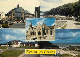 22 - Plestin Les Greves - Multivues - Automobiles - CPM - Voir Scans Recto-Verso - Plestin-les-Greves