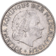 Monnaie, Pays-Bas, Juliana, Gulden, 1956, TTB, Argent, KM:184 - 1948-1980 : Juliana