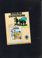 1982 Rep. Centrafrica - 75° Ann. Dello Scoutismo - Usados