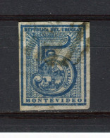 URUGUAY - Y&T N° 30° - Chiffre Et Armoiries - Uruguay