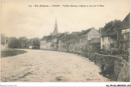 ALLP8-0707-68 - THANN - Vieilles Maisons, L'église Et Vue De La Thur  - Thann