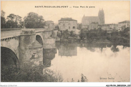 ALKP8-0762-54 - SAINT-NICOLAS-DE-PORT - Vieux Pont De Pierre - Saint Nicolas De Port