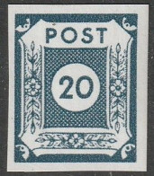 SBZ- Ost- Sachsen: 1945, Mi. Nr. 48 A,  Freimarke: 20 Pfg. Ziffernserie In Kreis.    **/MNH - Mint